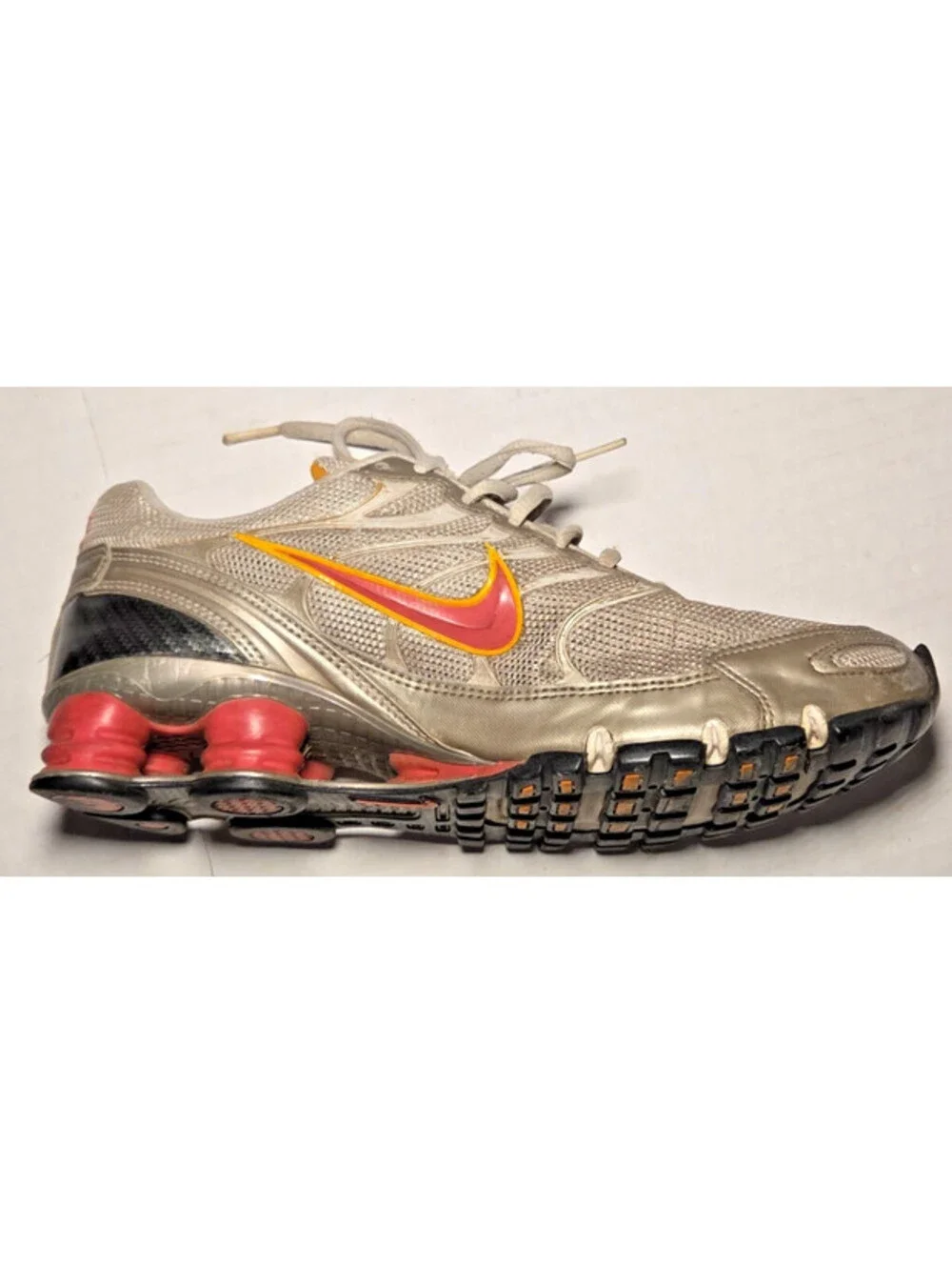 Nike Shox NZ Womens 9 318164-161 Gold Pink Orange 2008 Y2K Shoes